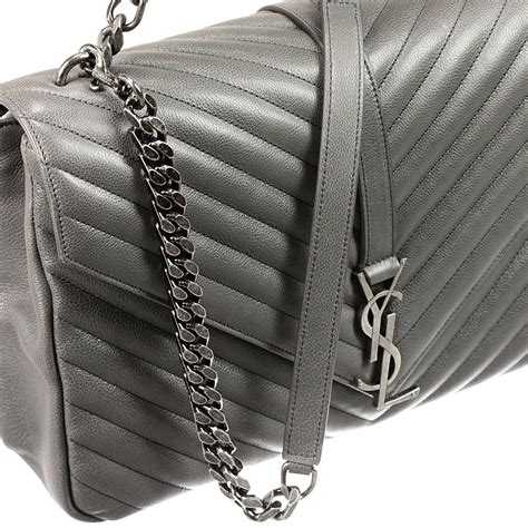 ysl college medium gray|ysl college bag small.